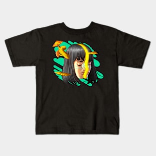 Mushroom girl 1 Kids T-Shirt